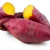 Batata doce de casca rosa e miolo amarelo