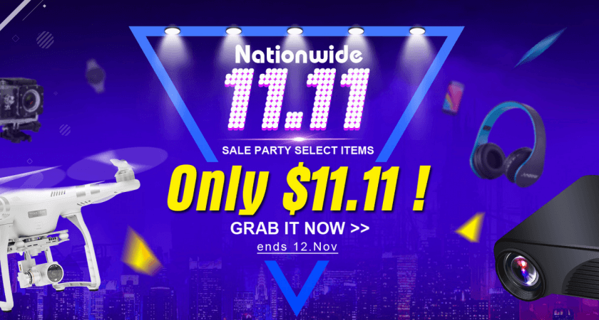 Dia 11/11 fique de olho nas promoções da Tomtop